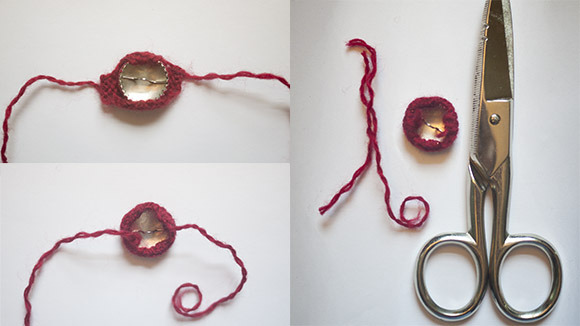 Knitted Covered Button Tutorial - Knit Darling